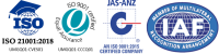 update logo ISO 21001 90001 JAS-ANZ IAF